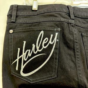 Women’s Genuine Harley Davidson black jeans NWOT